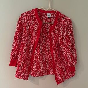 Cabi Red Patterned Women's jacket